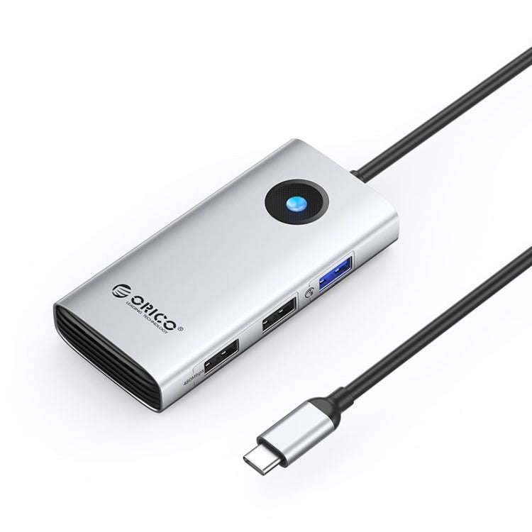 ORICO PW11-5P Type-C / USB-C 5-in-1 5Gbps Multifunction Docking Station(Silver)