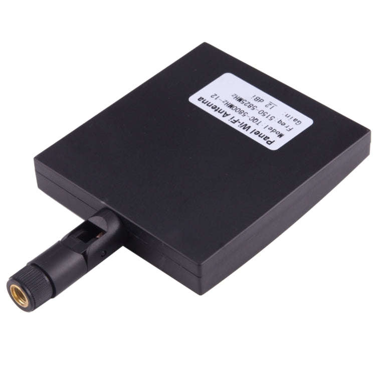 12dBi SMA Male Connector 5.8GHz Panel WiFi Antenna(Black)