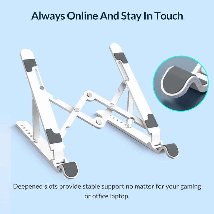 ORICO PFB-A23 ABS Foldable Laptop Stand (White)