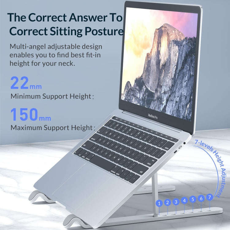ORICO PFB-A23 ABS Foldable Laptop Stand (White)
