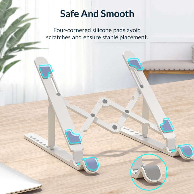 ORICO PFB-A23 ABS Foldable Laptop Stand (White)