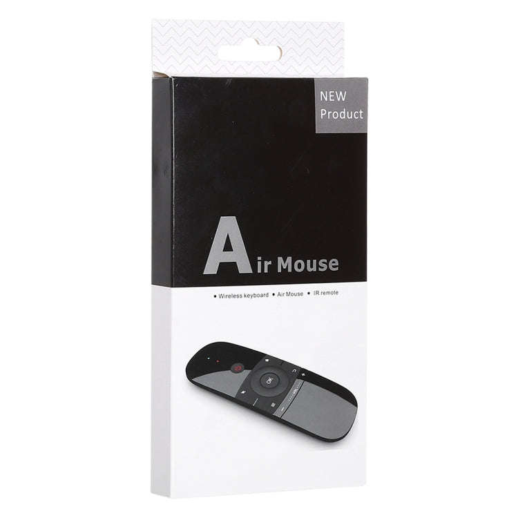 W1 Wireless QWERTY 57-Keys Keyboard 2.4G Air Mouse Remote Controller with LED Indicator for Andro...