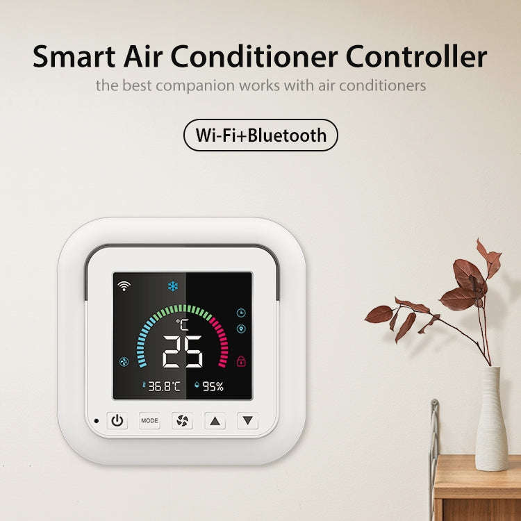 NEO NAS-RT01W WiFi Smart Color Screen Infrared Air Conditioner Controller Thermostat(White)