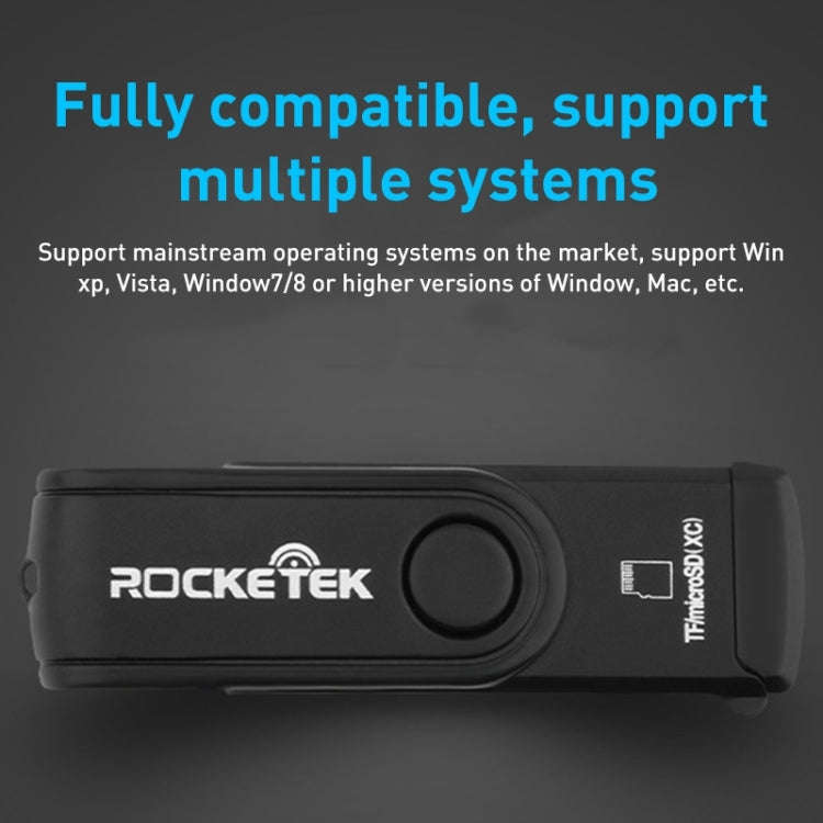 Rocketek CR5 USB3.0 Multi-function SD / TF Card Reader