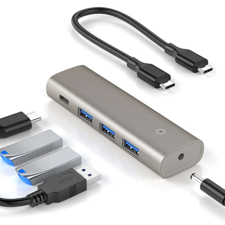 Rocketek HC466 USB3.2 Gen2 Type-C 4 in 1 HUB Adapter