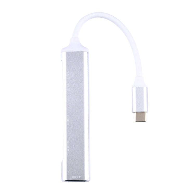 5 in 1 USB-C / Type-C 3.1 to SD / TF Card Slot + 3 USB 3.0 Ports Multifunctional Docking Station ...