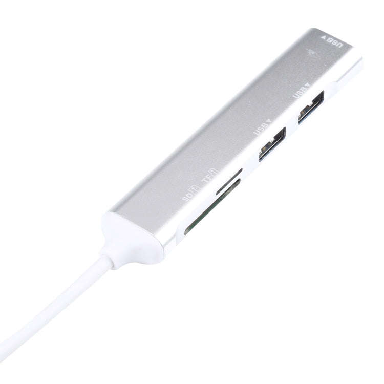 5 in 1 USB-C / Type-C 3.1 to SD / TF Card Slot + 3 USB 3.0 Ports Multifunctional Docking Station ...