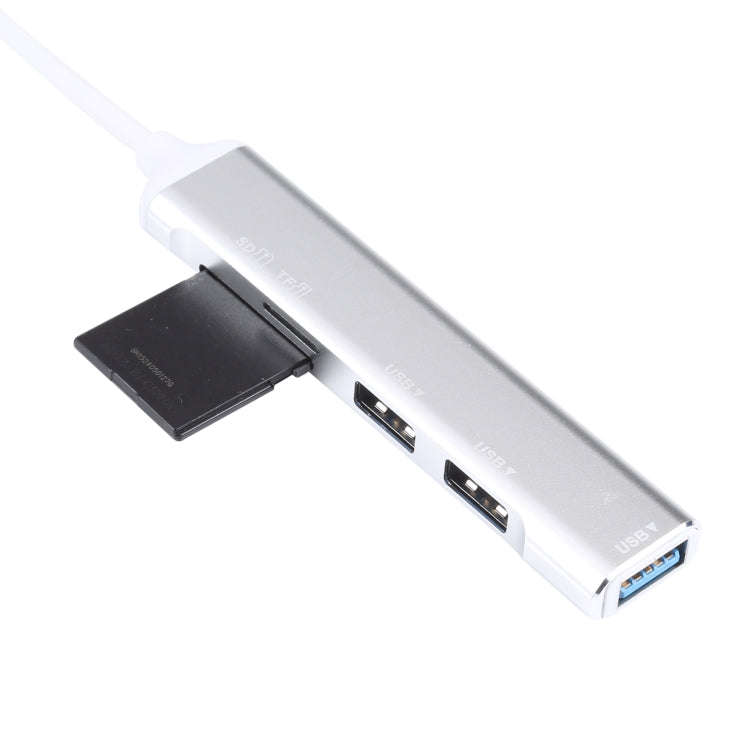 5 in 1 USB-C / Type-C 3.1 to SD / TF Card Slot + 3 USB 3.0 Ports Multifunctional Docking Station ...