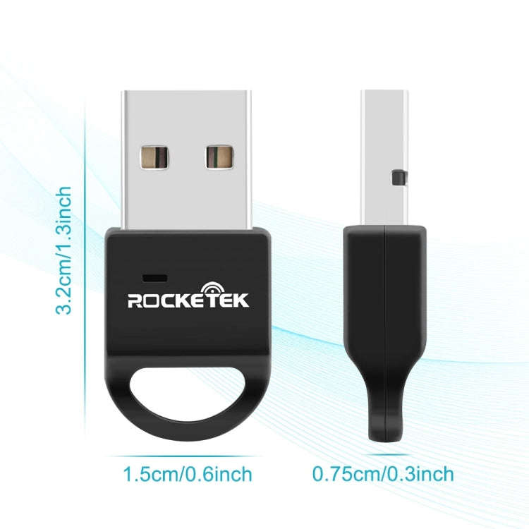 Rocketek RT-BT4B USB External Bluetooth 4.0 Adapter