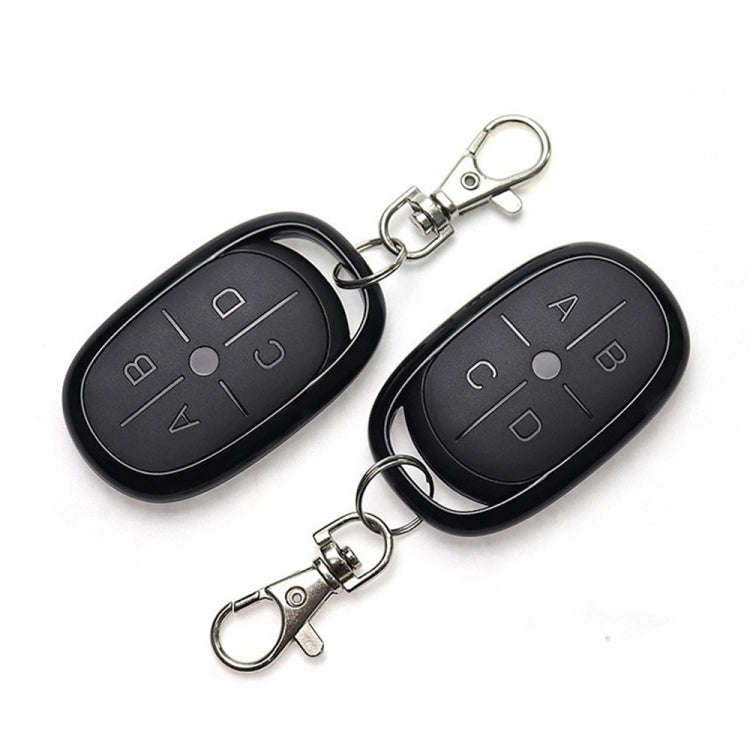 433MHZ 4-button Letter Style Wireless Copy Style Electric Barrier Garage Door Battery Car Key Rem...