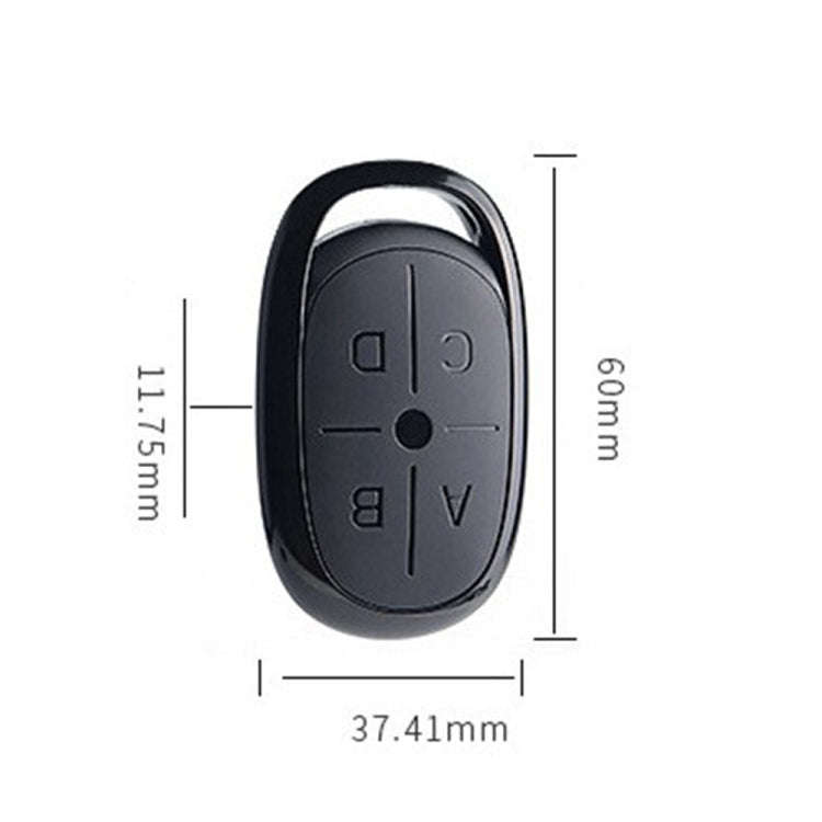 433MHZ 4-button Letter Style Wireless Copy Style Electric Barrier Garage Door Battery Car Key Rem...