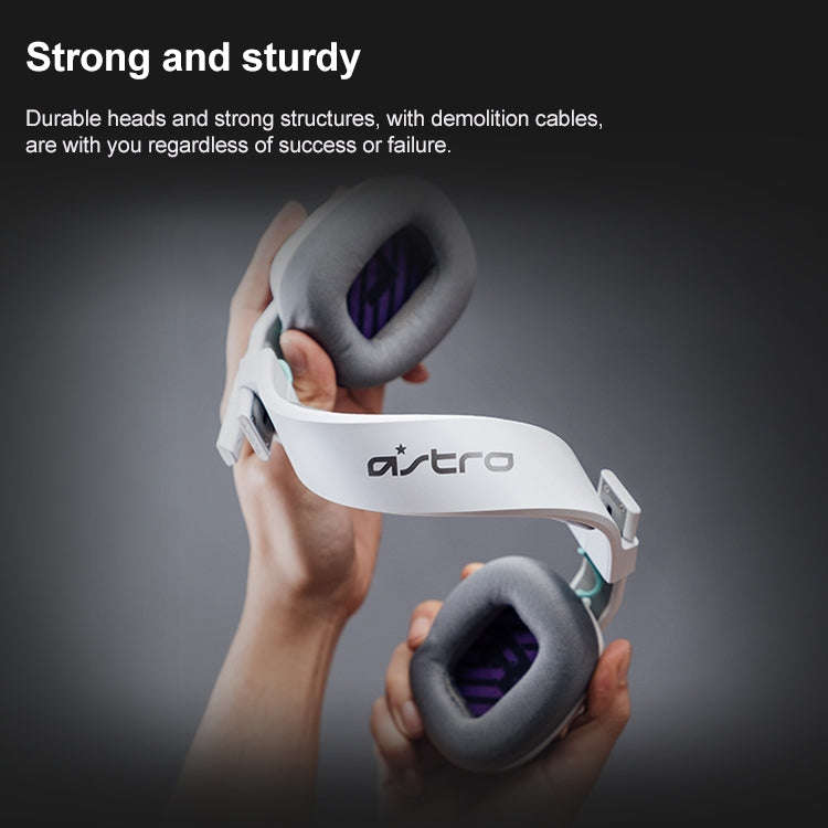 Logitech Astro A10 Gen 2 Wired Headset Over-ear Gaming Headphones (White)