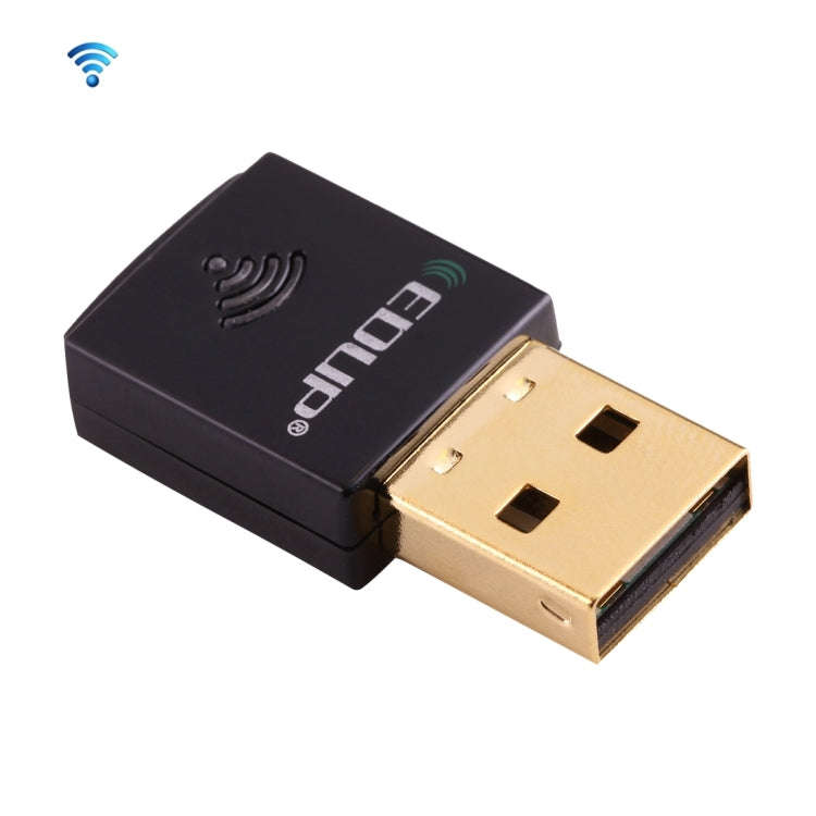 EDUP EP-AC1619 Mini Wireless USB 600Mbps 2.4G / 5.8Ghz 150M+433M Dual Band WiFi Network Card for ...