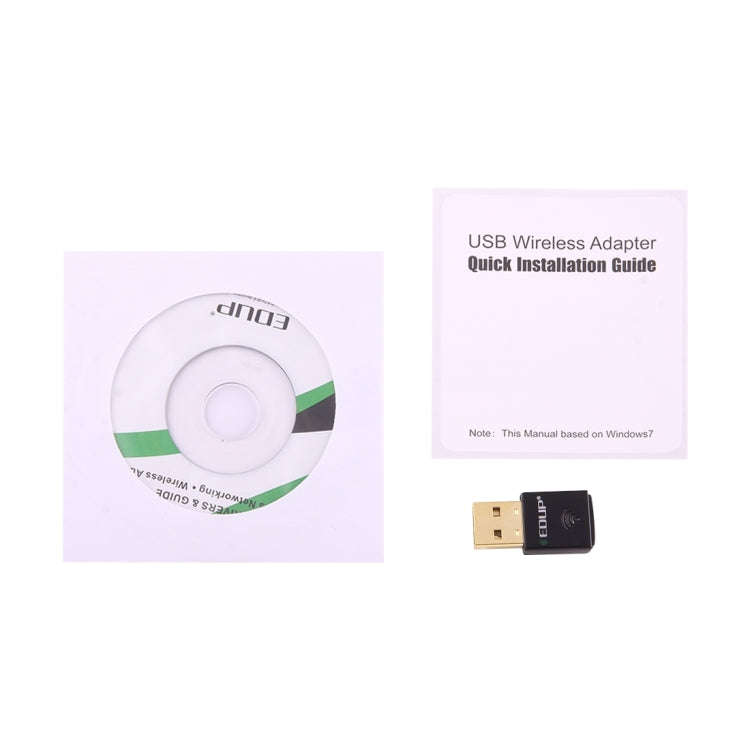 EDUP EP-AC1619 Mini Wireless USB 600Mbps 2.4G / 5.8Ghz 150M+433M Dual Band WiFi Network Card for ...