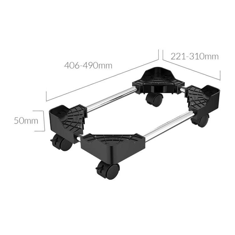 ORICO CPB4-BK-BP Computer Host Bracket with Wheels (Black)
