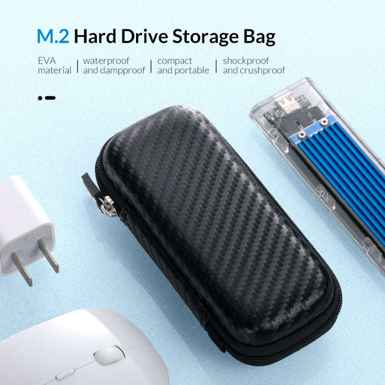 ORICO-M2PH01-BK-BP M.2 Hard Drive EVA Case Storage Bag (Black)