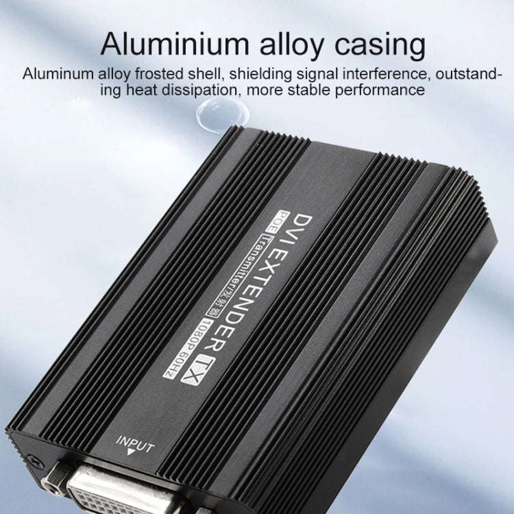 Measy DVI1815 DVI Extender Transmitter and Receiver Converter, POE Single Power Supply, Transmiss...