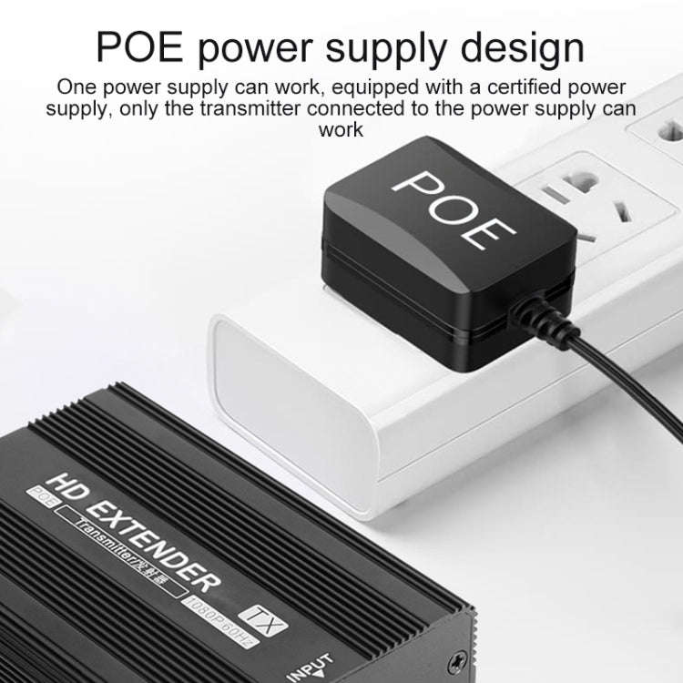 Measy ET1820 HDMI Extender Transmitter and Receiver Converter, POE Single Power Supply, Transmiss...