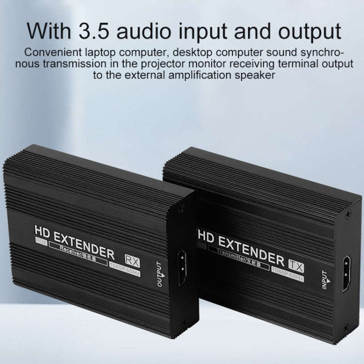 Measy ET1820 HDMI Extender Transmitter and Receiver Converter, POE Single Power Supply, Transmiss...
