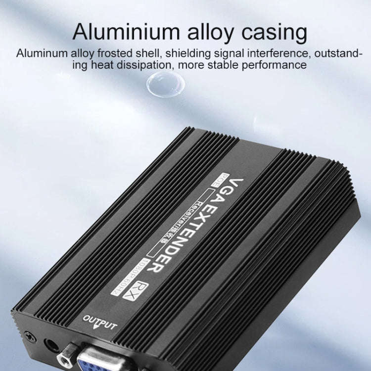 Measy VGA1815 VGA Extender Transmitter and Receiver Converter, POE Single Power Supply, Transmiss...