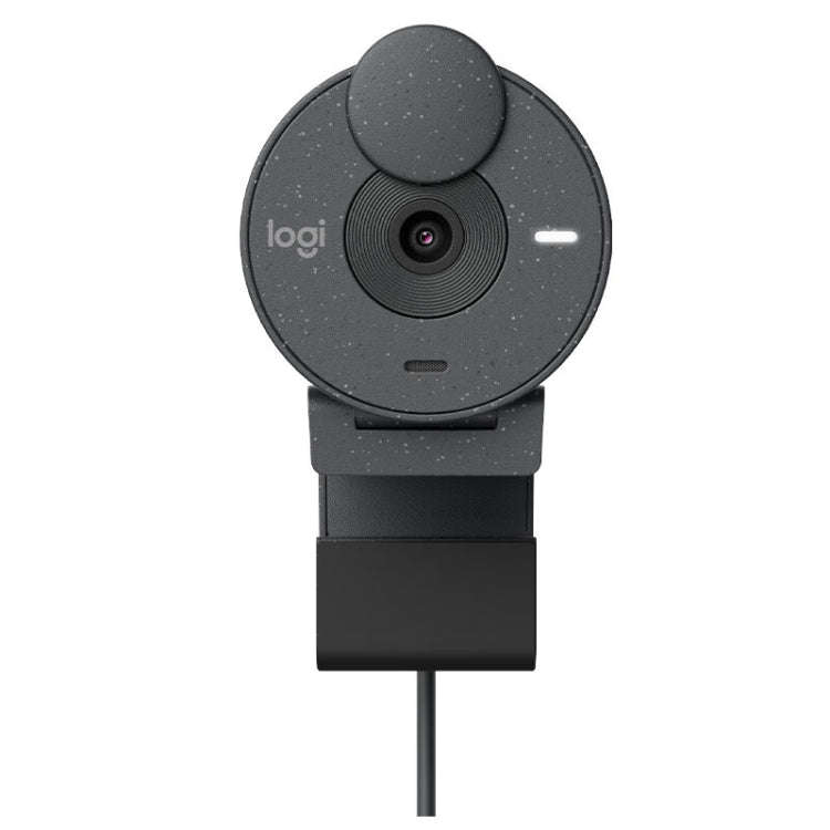 Logitech Brio 300 2MP 1080P Full HD IP Camera with Noise Reduction Microphone (Pink)