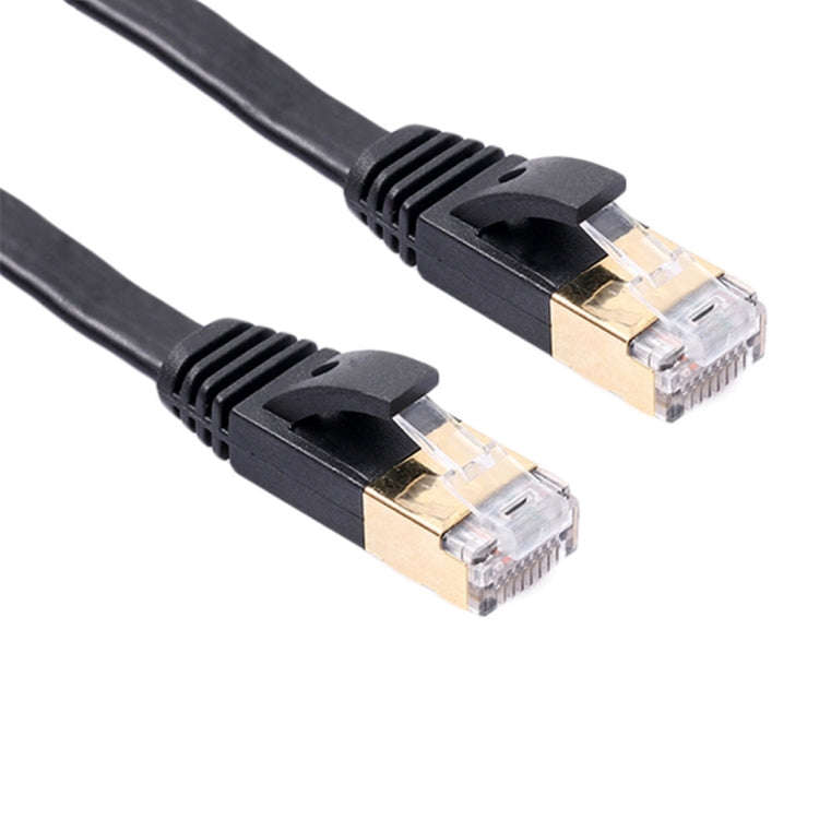 REXLIS 1.5m CAT7 10 Gigabit Retractable Flat Ethernet RJ45 Network LAN Cable(Black)