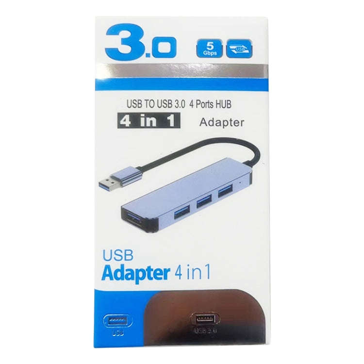 BYL-2013U3 12cm 4 in 1 USB to USB3.0x4 HUB Adapter