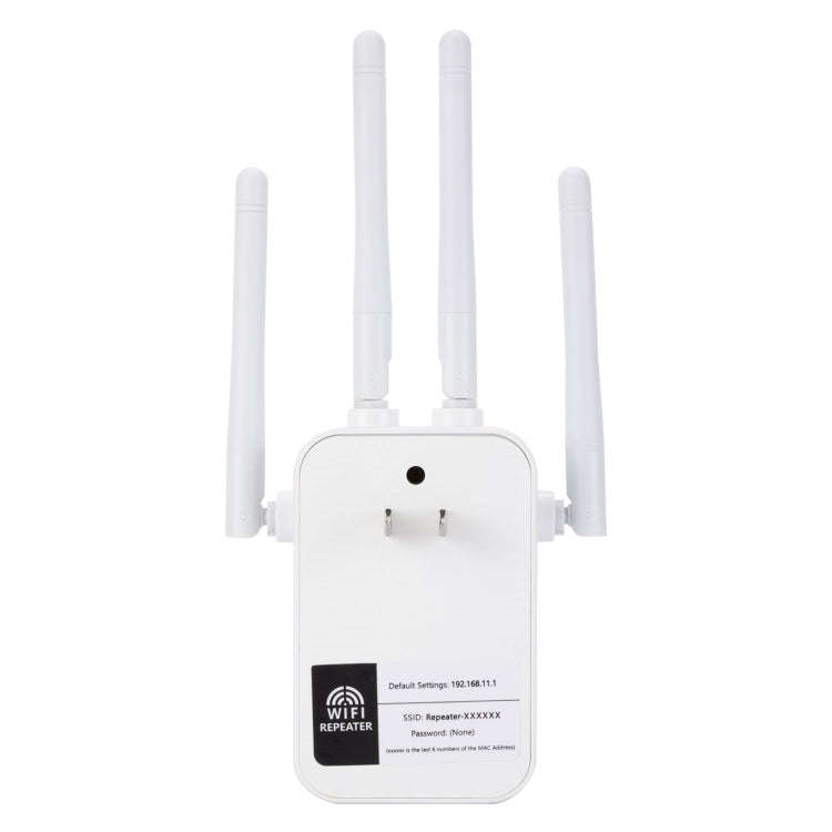 ZX-R08 1200Mbps 2.4G/5G Dual-Band WiFi Repeater Signal Amplifier, US Plug