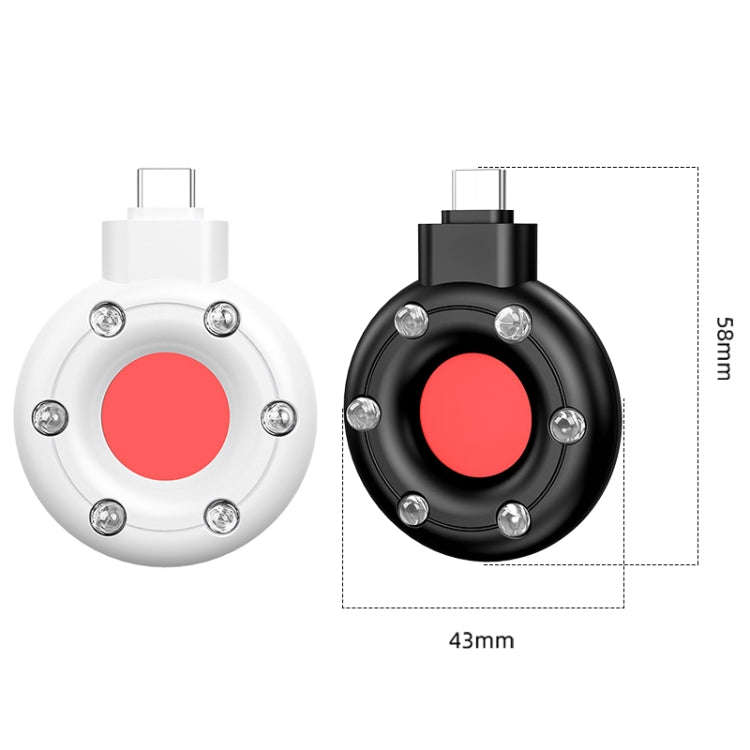 S300 USB-C/Type-C Plug Infrared Detector Hotel Camera Anti-Sneak Shooting Scanner (White)