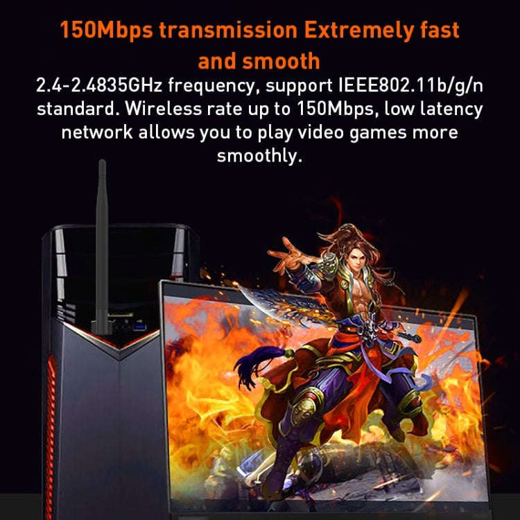 1510 150Mbps Drive Free USB Network Adapter WiFi Transmitter Receiver
