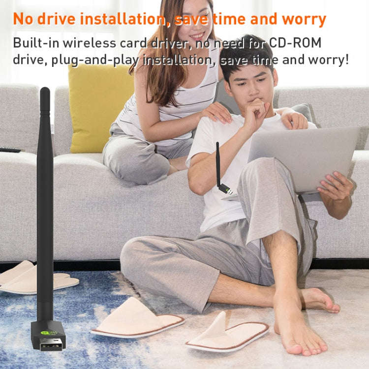 1510 150Mbps Drive Free USB Network Adapter WiFi Transmitter Receiver
