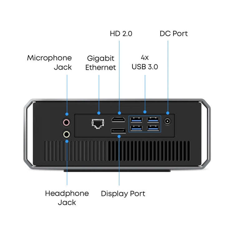 CHUWI CoreBox i5 Mini PC, 16GB+512GB Win11 System Intel Core i5-12450H Deca Core up to 4.4GHz, Su...
