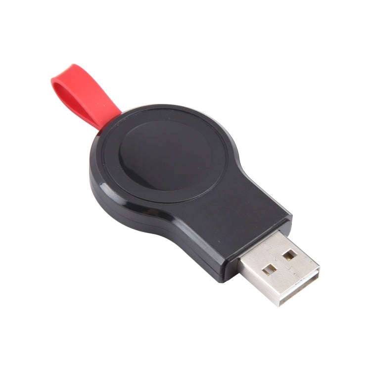 For Apple Watch Series 2W USB Port Portable Magnetic Charger (Black)