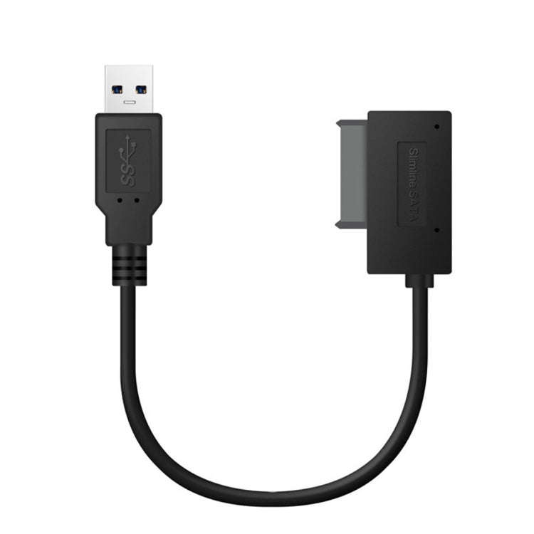 Professional USB 3.0 to 7+6Pin Slimline SATA Cable Adapter Indicator