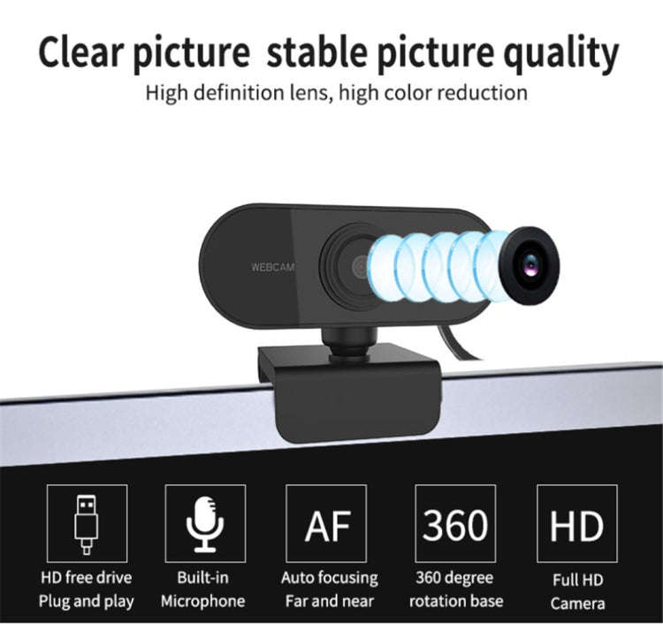 HD-U01 1080P USB Camera WebCam with Microphone