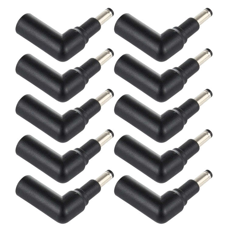 10 PCS 4.5 x 3.0mm Female to 4.8 x 1.7mm Male Plug Elbow Adapter Connector
