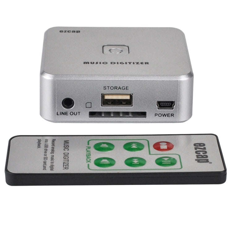 EZCAP241 Audio Capture Recorder Adapter Card, 3.5mm RCA R/L Analog Audio to MP3 Music Digitizer C...