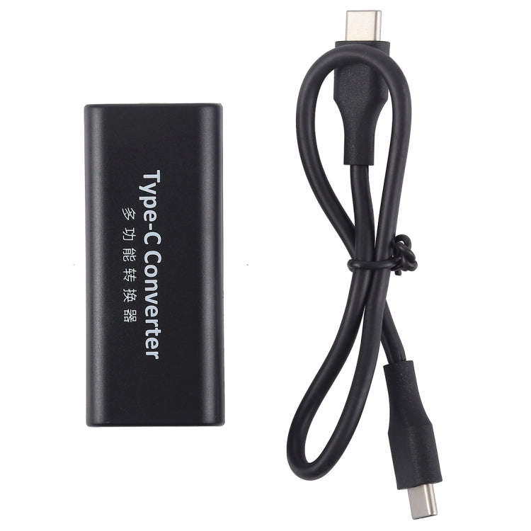 DC 5.5 x 2.1mm Power Jack Female to USB-C / Type C Female Power Connector Adapter with 30cm USB-C...