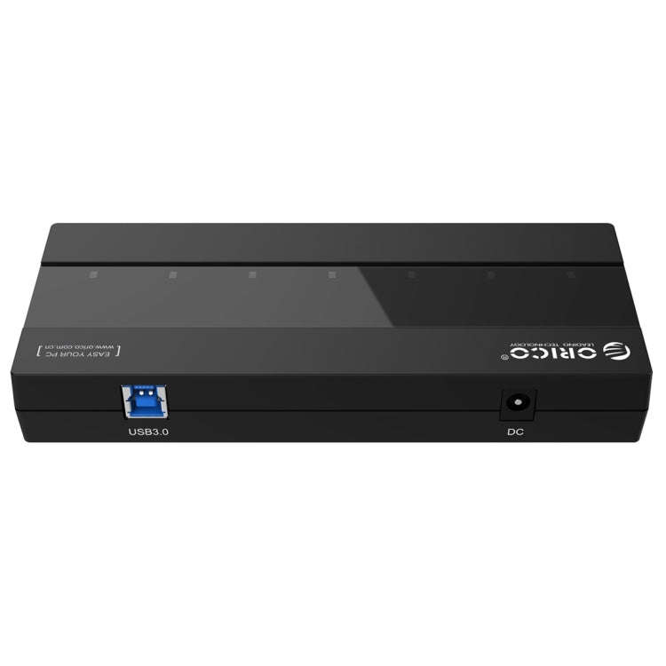 ORICO H727RK-U3 ABS High Speed 7 Ports USB 3.0 HUB with 12V Power Adapter for Laptops / Smartphon...