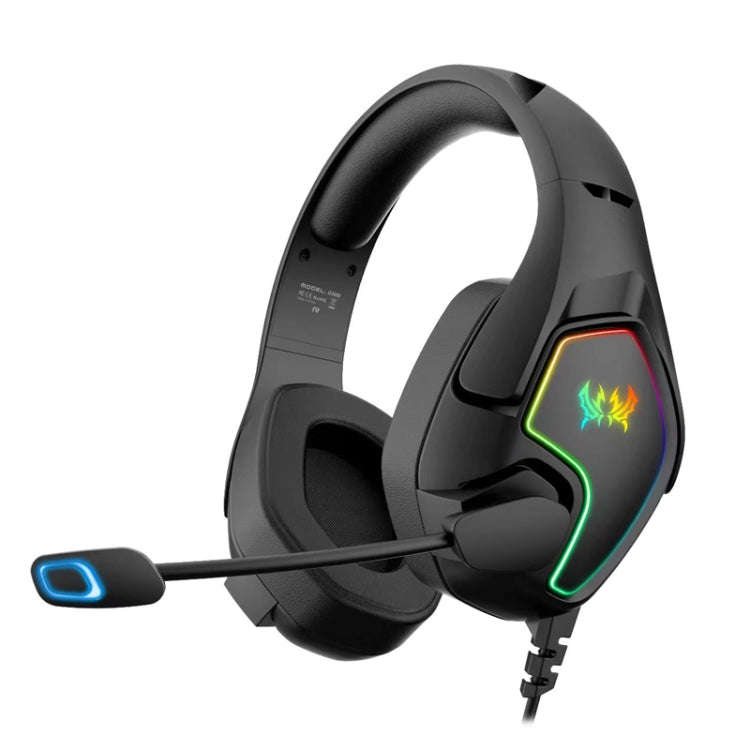 KOTION EACH G3000 3.5mm & USB Plug Stereo RGB Light Gaming Headset with Omni-directional Mic, Cab...