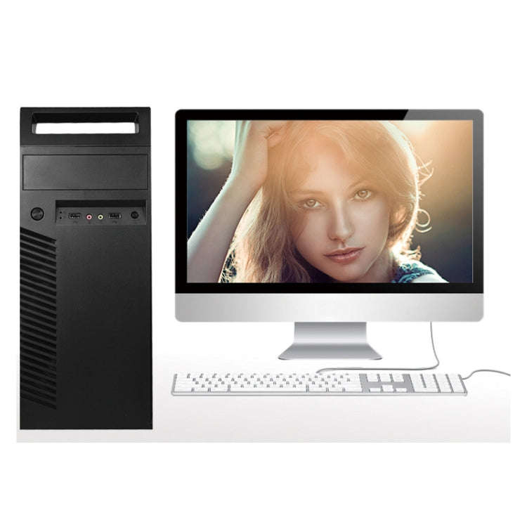 Business Road 3 USB 2.0 Main Chassis 353x160x399mm M-ATX / ATX / Mini-ITX PC Desktop Computer Case