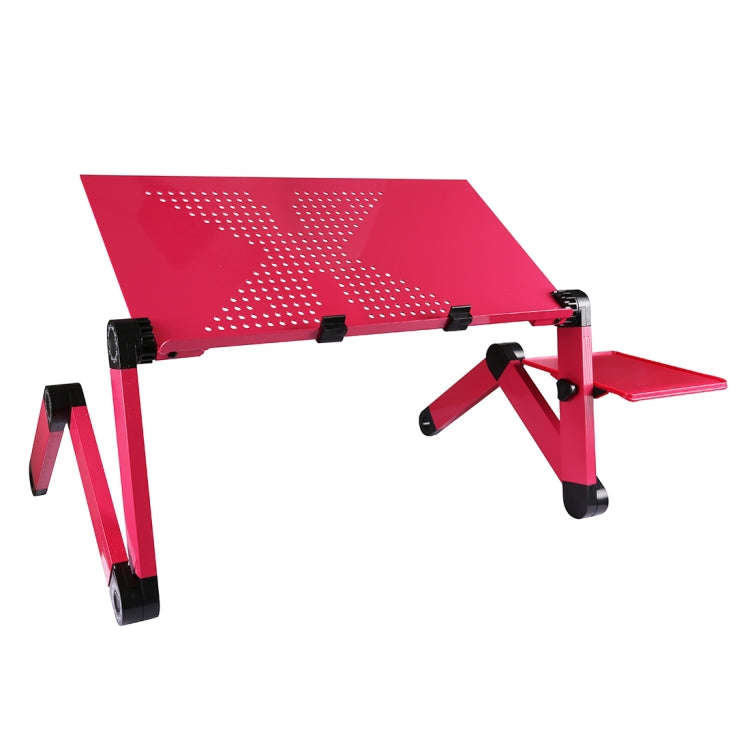 Portable 360 Degree Adjustable Foldable Aluminium Alloy Desk Stand with Mouse Pad for Laptop / No...