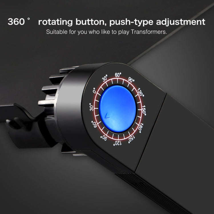 Portable 360 Degree Adjustable Foldable Aluminium Alloy Desk Stand with Double CPU Fans & Mouse P...