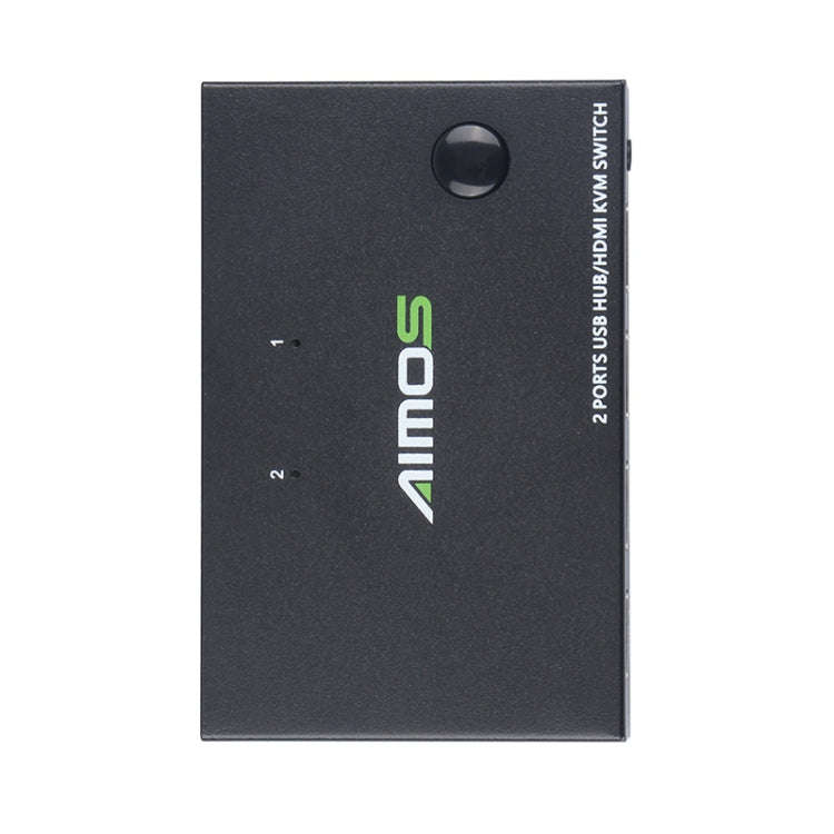 AIMOS AM-KVM201CC 2 Ports USB HUB HDMI KVM Switch without Extension Cable