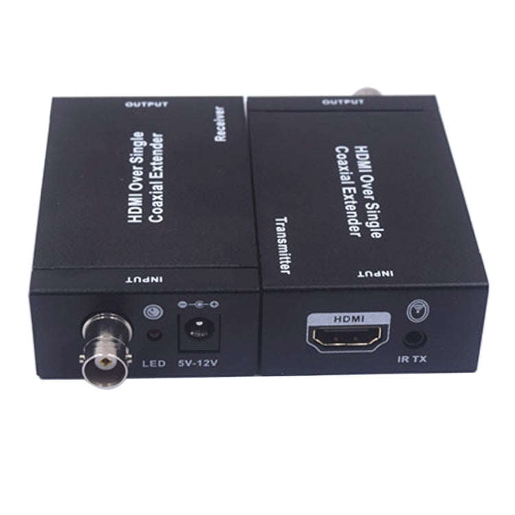 NK-C100IR 1080P HDMI Over Single Coaxial Extender Transmitter + Receiver with IR Coaxial Cable, S...