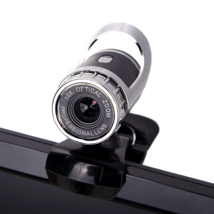 A859 480 Pixels HD 360 Degree WebCam USB 2.0 PC Camera with Sound Absorption Microphone for Compu...