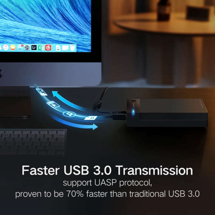UGREEN US222 HDD Enclosure 2.5 / 3.5 inch SATA to USB 3.0 SSD Adapter Hard Disk Drive Box Externa...