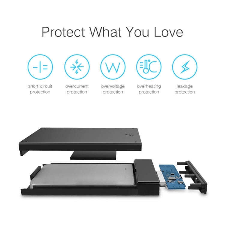 UGREEN US221 HDD Enclosure 2.5 inch SATA to USB 3.0 SSD Adapter Hard Disk Drive Box External HDD ...