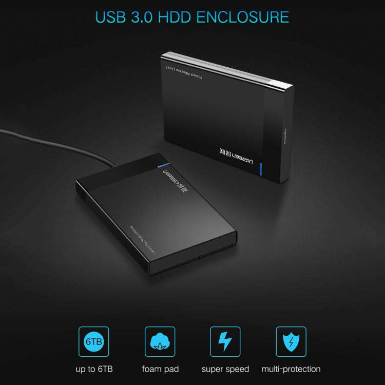 UGREEN US221 HDD Enclosure 2.5 inch SATA to USB 3.0 SSD Adapter Hard Disk Drive Box External HDD ...