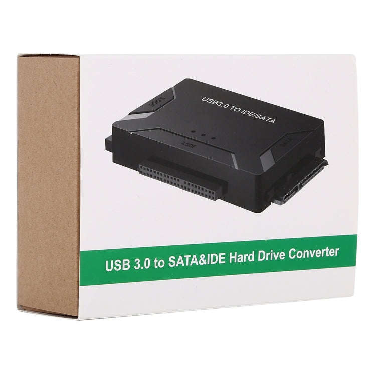 USB 3.0 to SATA / IDE Hard Disk Drive Converter Adapter Cable for 2.5 inch / 3.5 inch SATA IDE HD...
